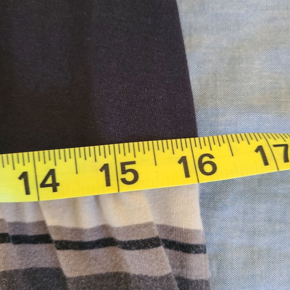 Loft Womens Sleeveless Striped Dress Medium Cotton & Spandex Summer Light Weight - Picture 6 of 7